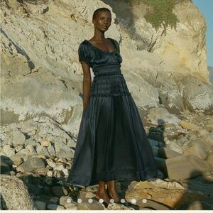 NWT Doen Leanne Dress size medium navy